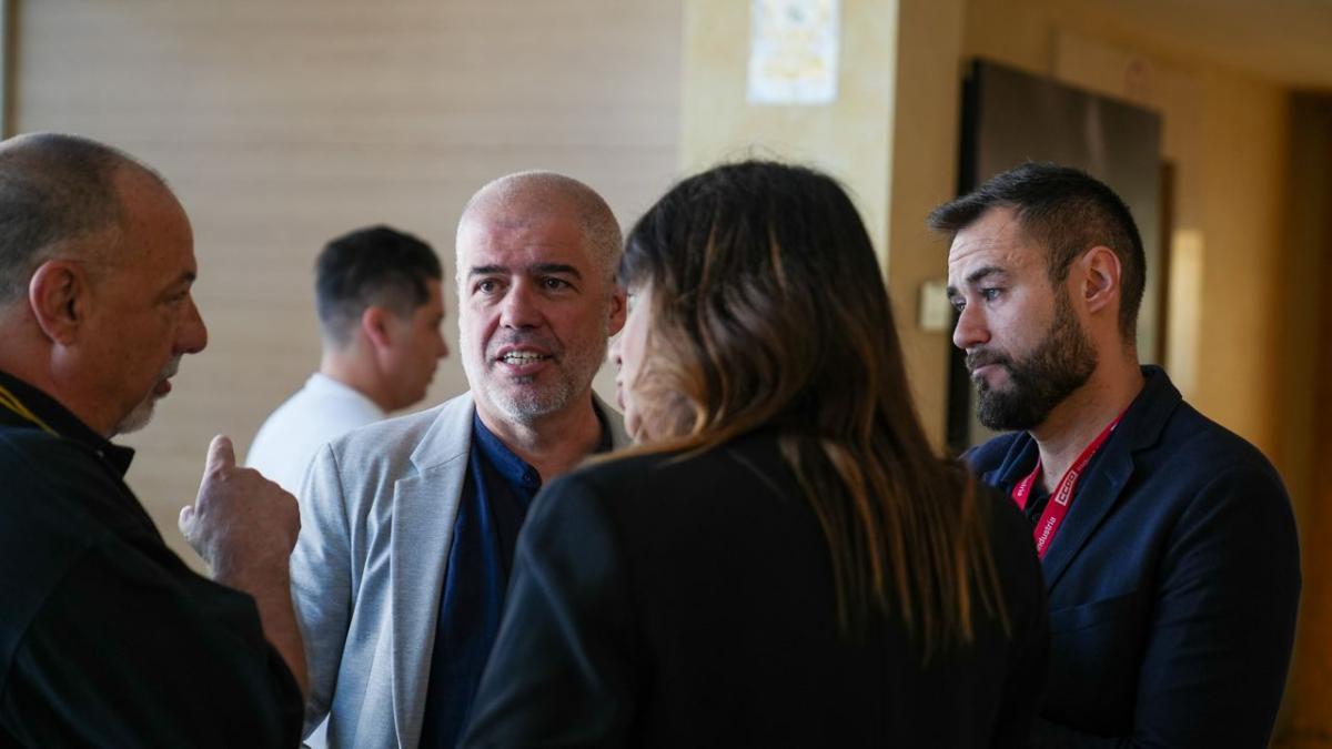 Institucional, Ministra de Trabajo y SG de la confederacin de CCOO