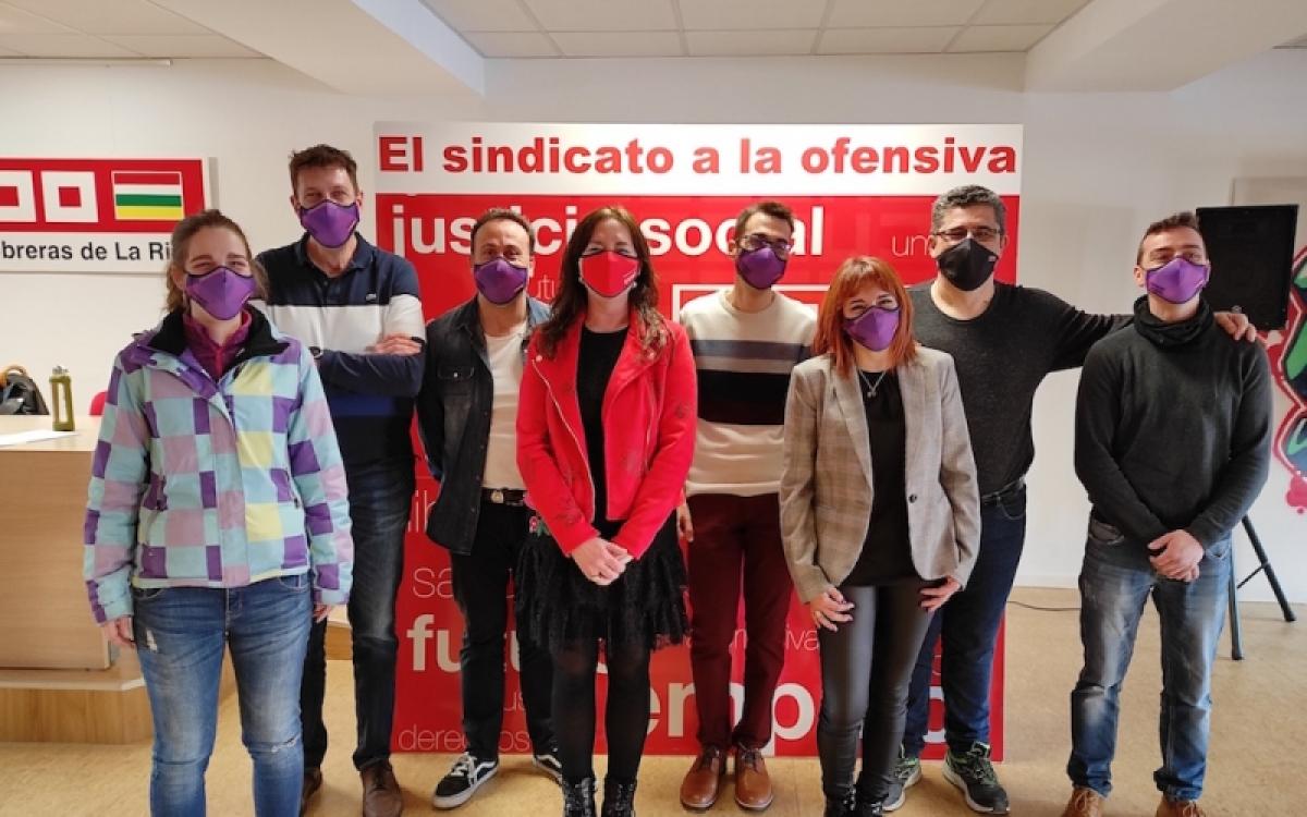 Nueva comisión ejecutiva de CCOO de Industria de La Rioja
