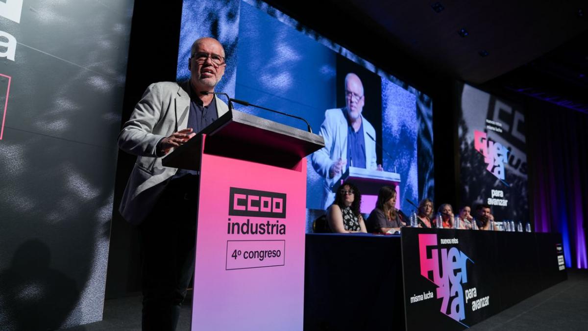 Institucional, Ministra de Trabajo y SG de la confederacin de CCOO