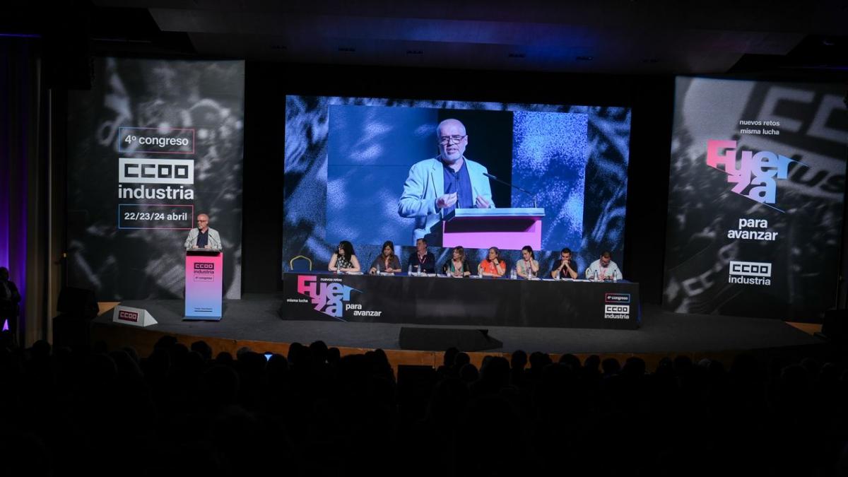Institucional, Ministra de Trabajo y SG de la confederacin de CCOO