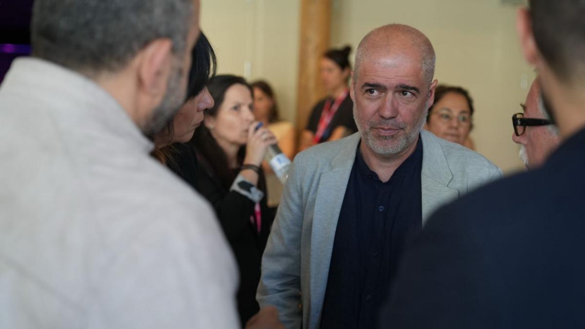 Institucional, Ministra de Trabajo y SG de la confederacin de CCOO