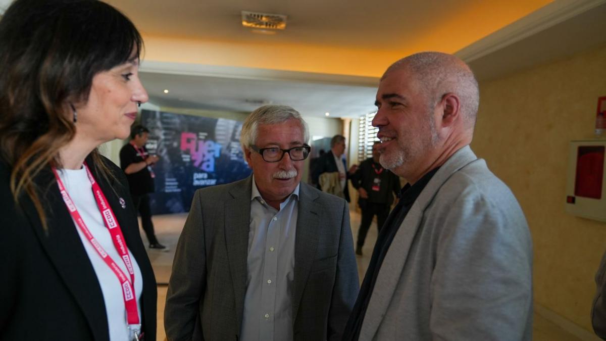 Institucional, Ministra de Trabajo y SG de la confederacin de CCOO