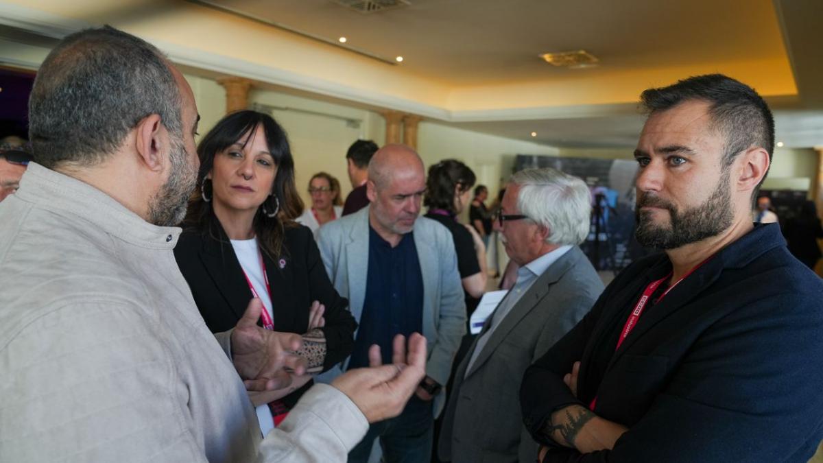 Institucional, Ministra de Trabajo y SG de la confederacin de CCOO
