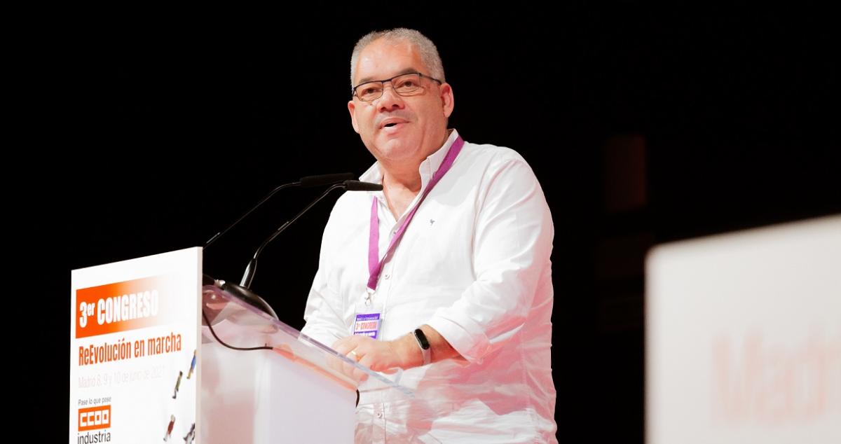 José Antonio Hernández, secretario general de CCOO d'Indústria de Catalunya