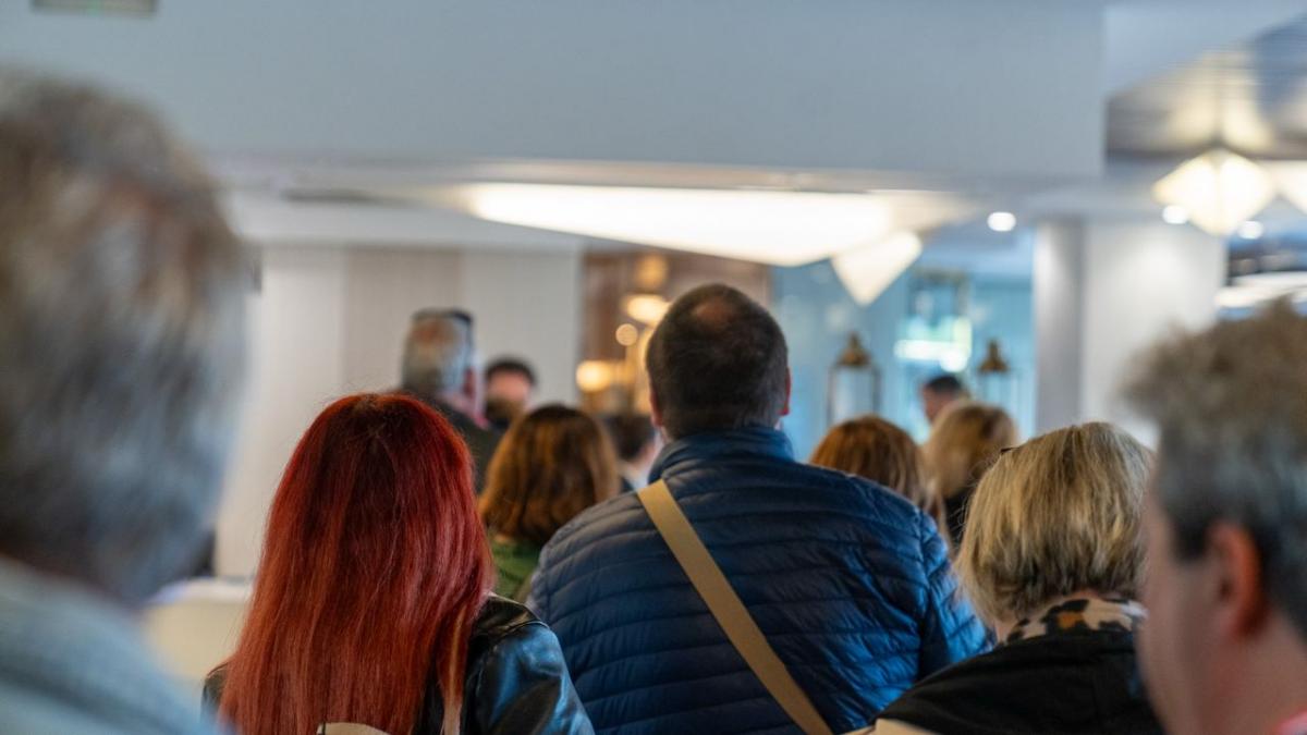 Registro de asistentes en el Hotel Beatriz